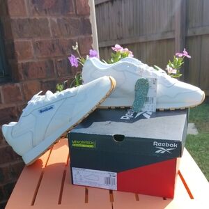 Reebok Classic White and Gum Sneakers